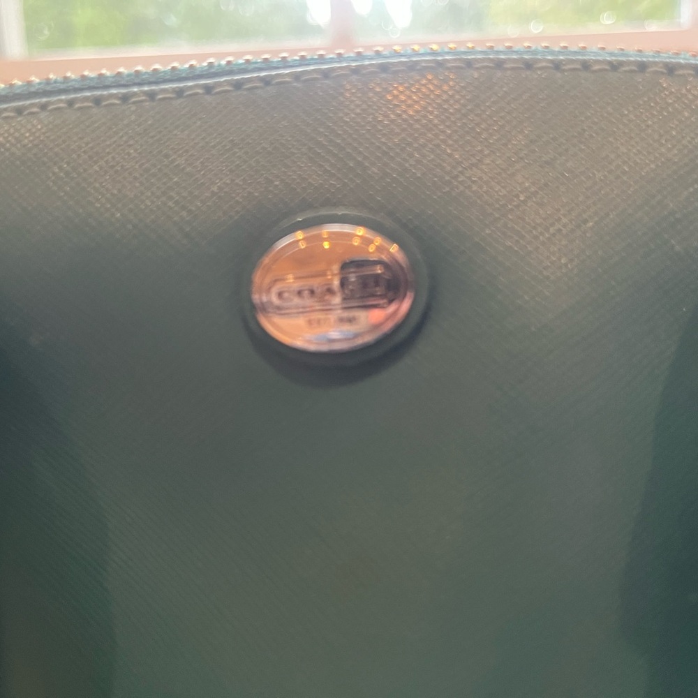 Coach Green Satchel Bag - Picture 3 of 5